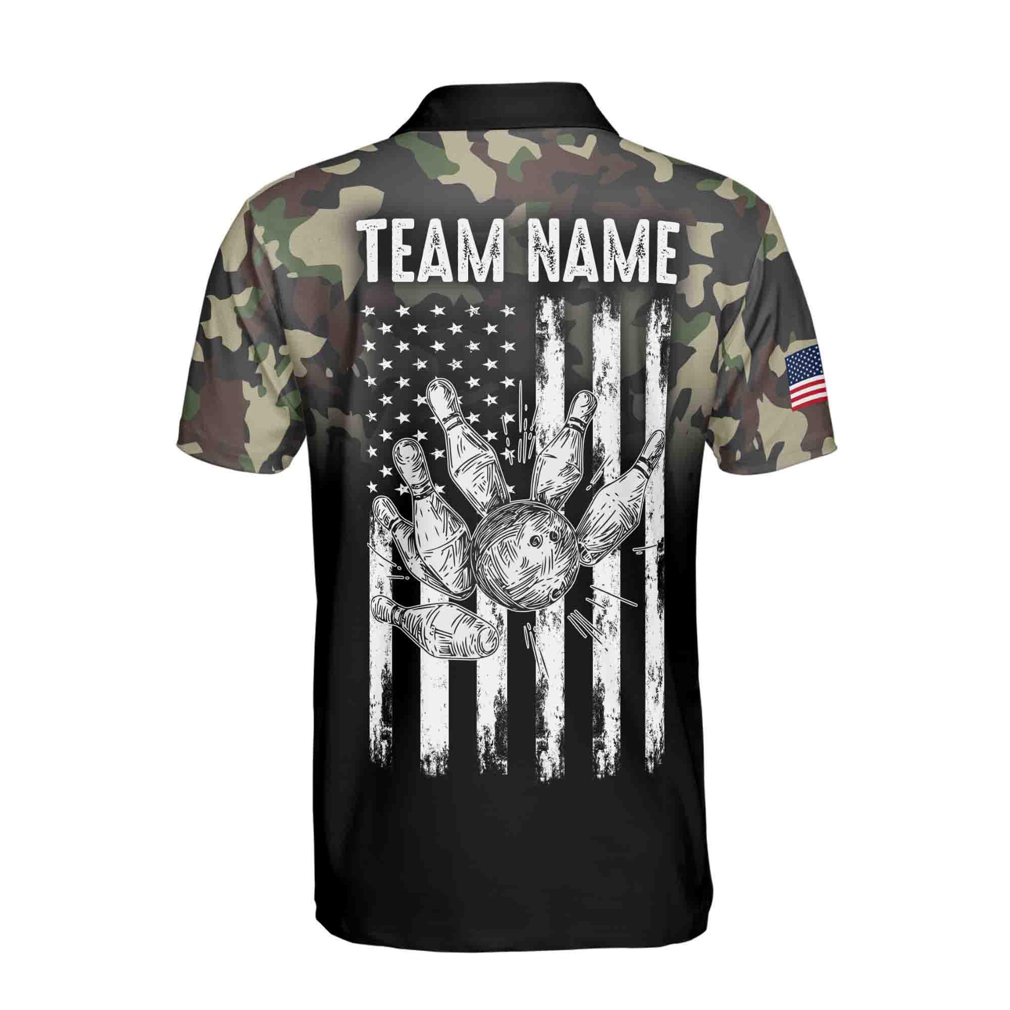 Personalized Name Team Name Archery Tribal Pattern Men's Polo Shirt - Image 3