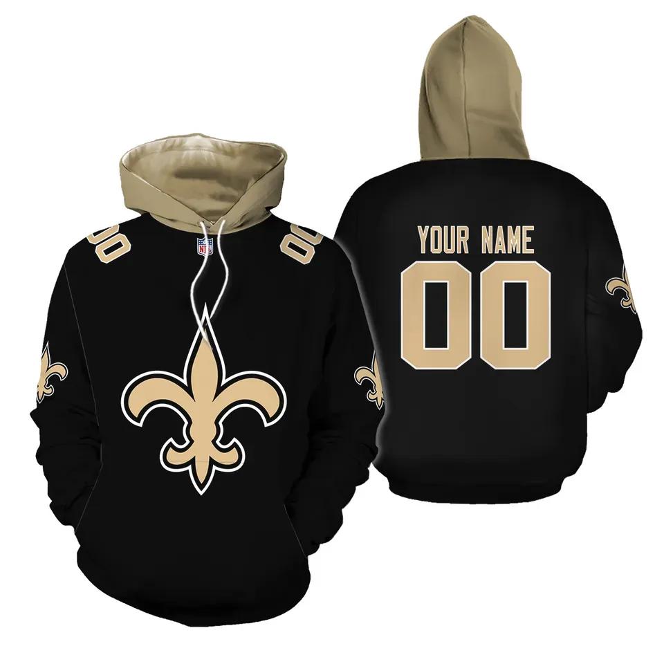 Personalized New Orleans Saints NFL 3D All Over Print Hoodie