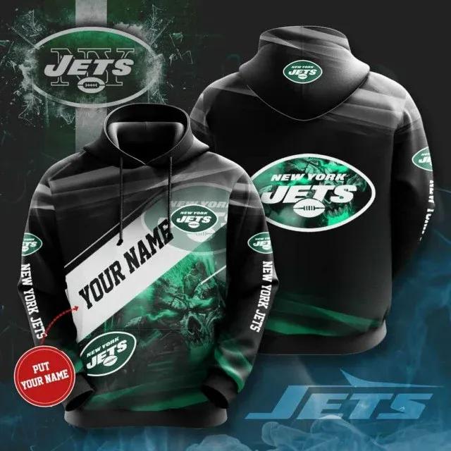 Personalized New York Jets Custom NFL 3D All Over Print Hoodie
