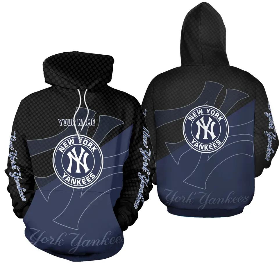 Personalized New York Yankees 3D MLB All Over Print Hoodie