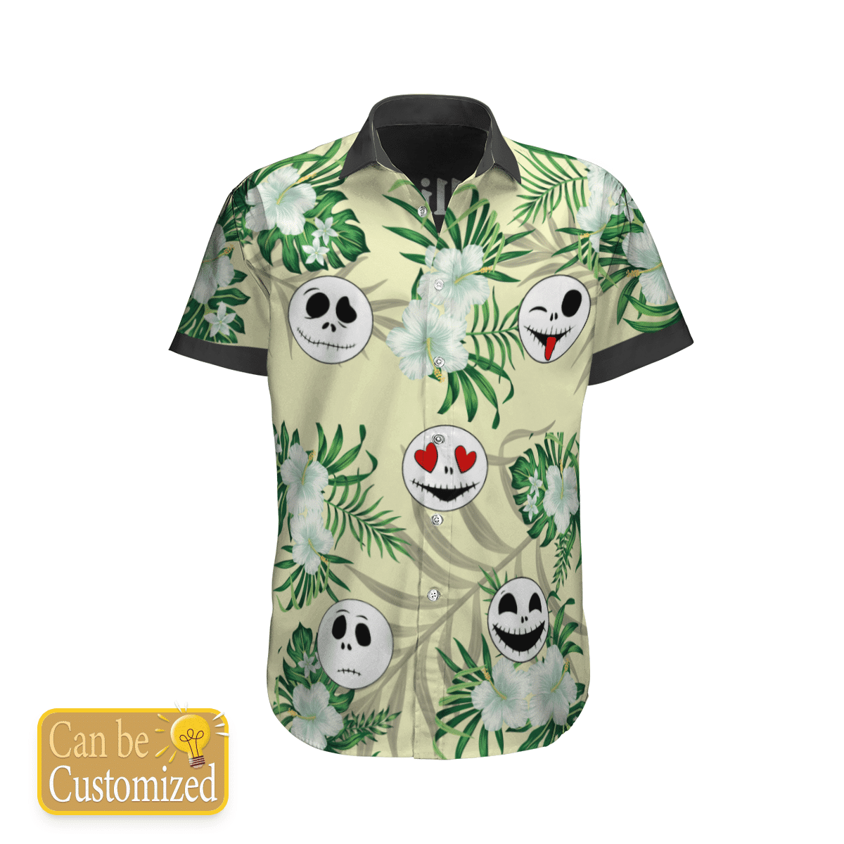 Personalized Nightmare Flower Hawaiian Shirt Tropical Aloha Button Up