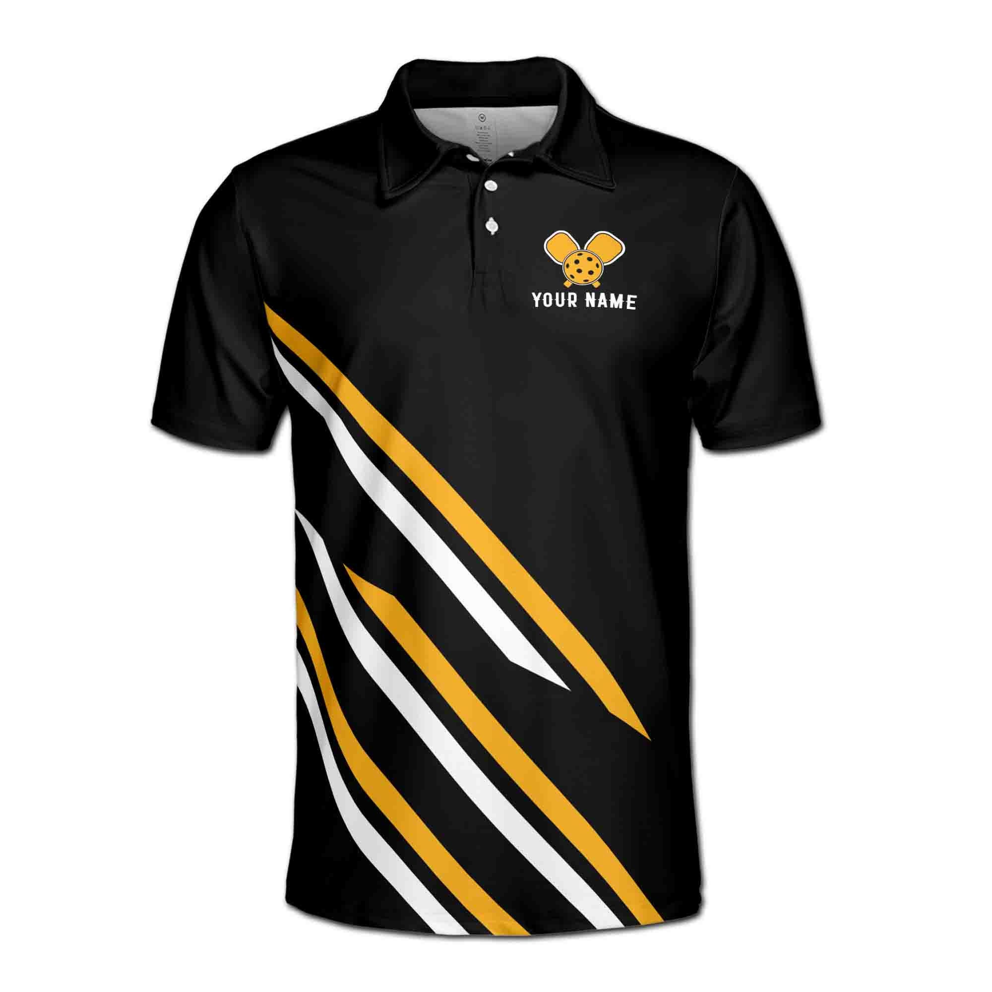 Alternative view of Personalized Pickleball Dink Responsibly Don't Get Smashed Men's Polo Shirt