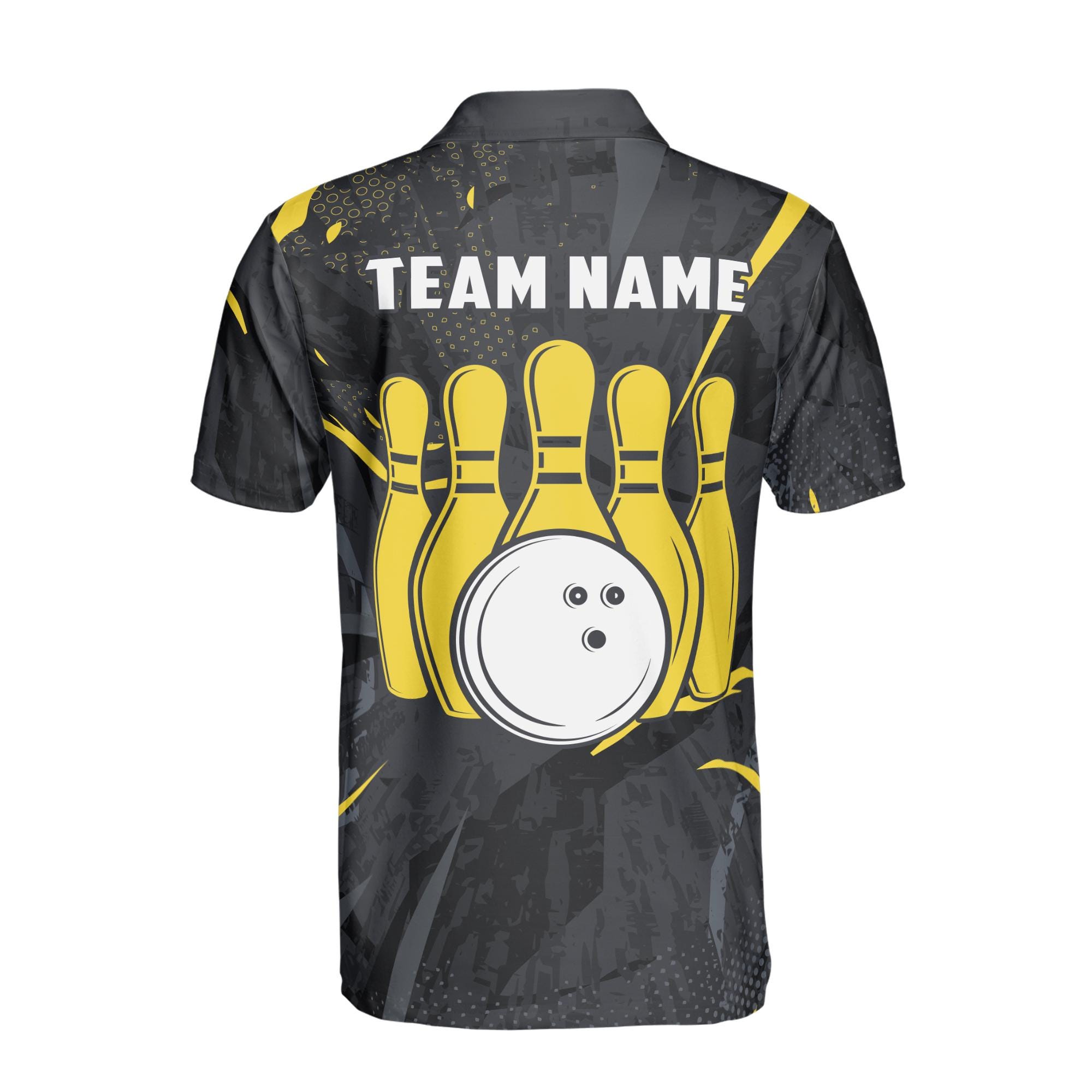 Personalized Pickleball Paddle Ball Men's Polo Shirt - Image 9