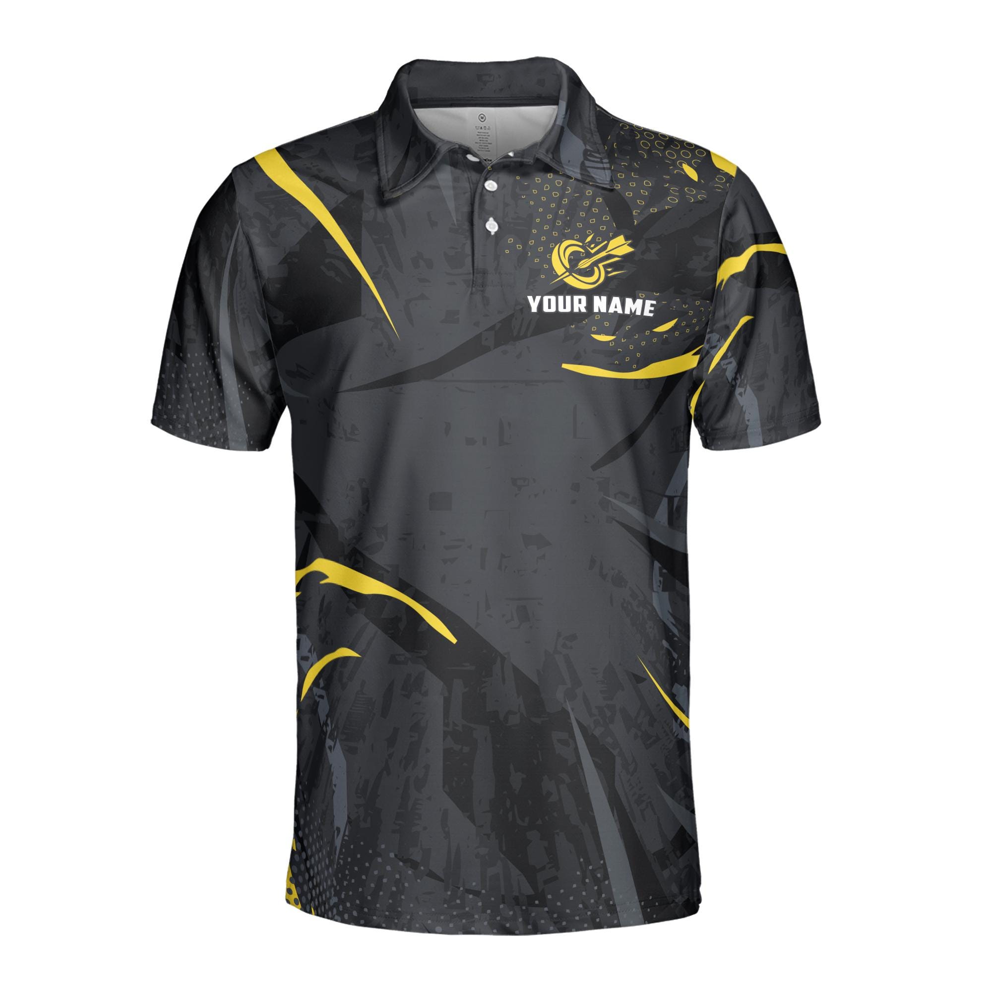 Personalized Pickleball Paddle Ball Men's Polo Shirt - Image 6