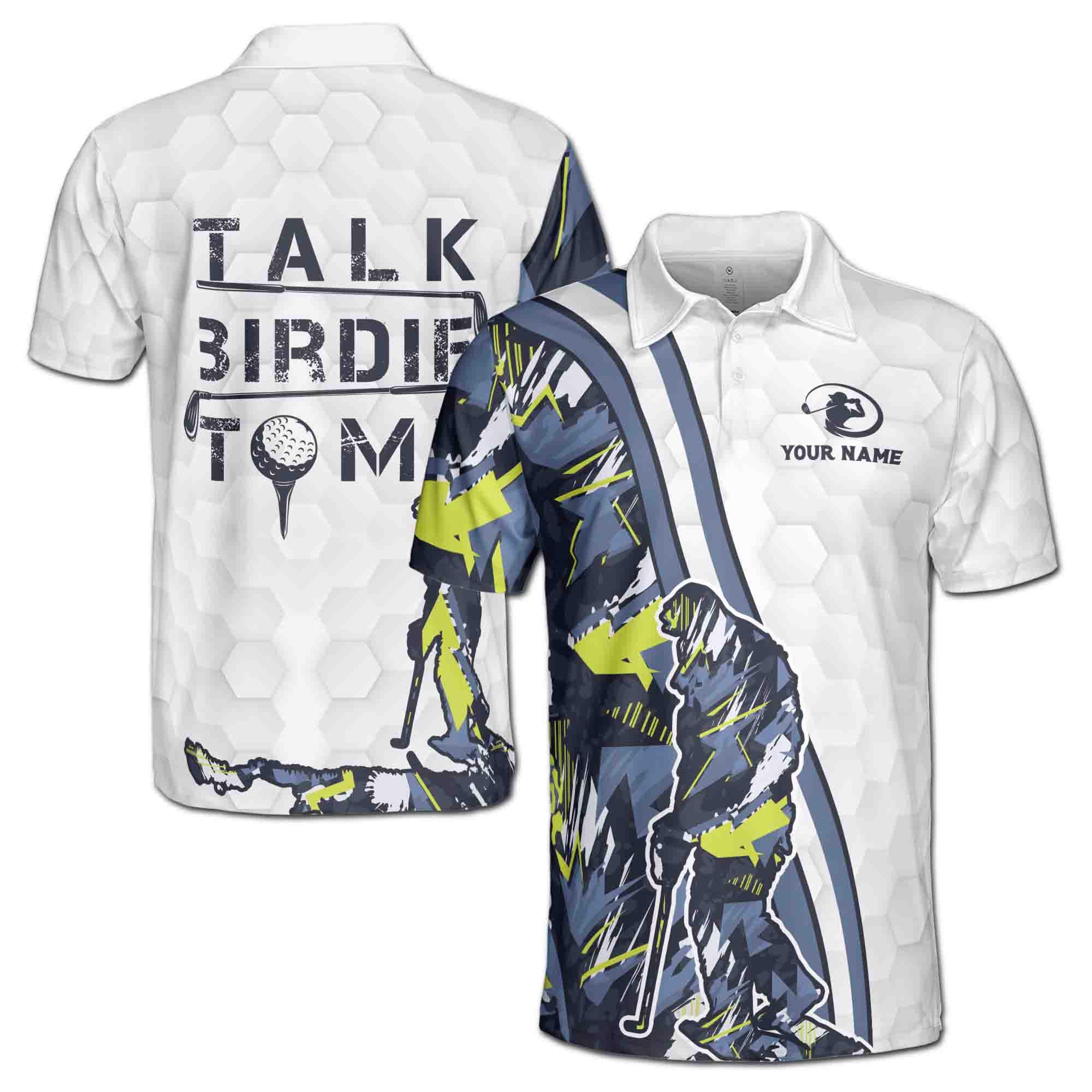 Personalized Talk Birdie To Me Bigfoot Golf Polo Shirt