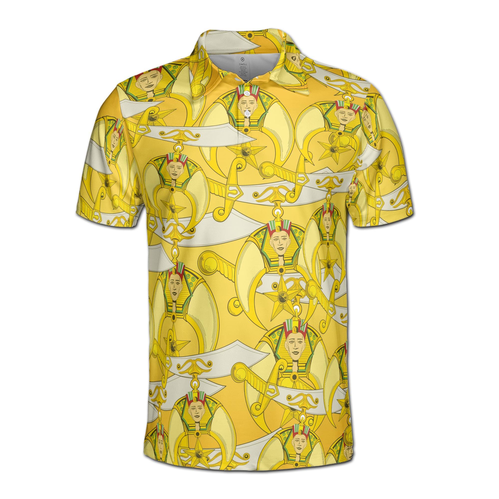 Alternative view of Personalized Temple Mason Noble Shriners Men's Polo Shirt