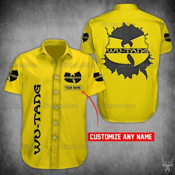 Personalized Wu Tang Band Aloha Summer Gift For Fan Hawaiian Shirt Tropical Aloha Button Up