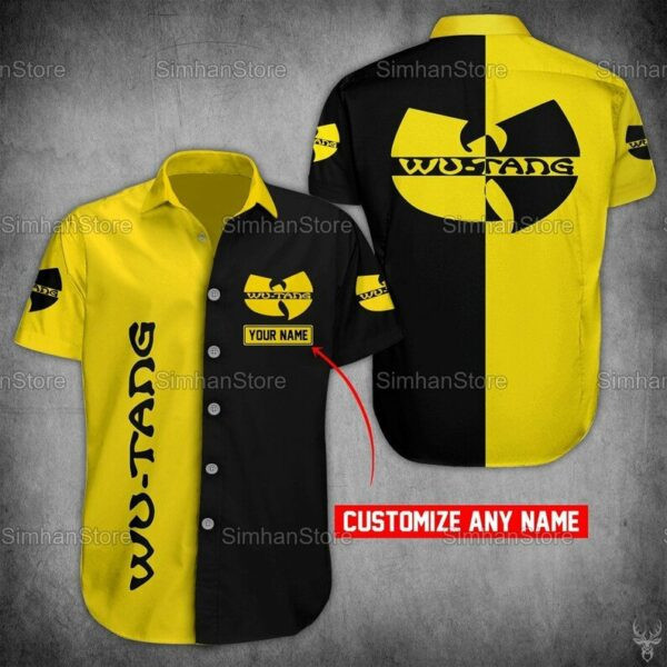 Personalized Wu Tang Band Aloha Summer Gift For Fan Hawaiian Shirt Tropical Aloha Button Up