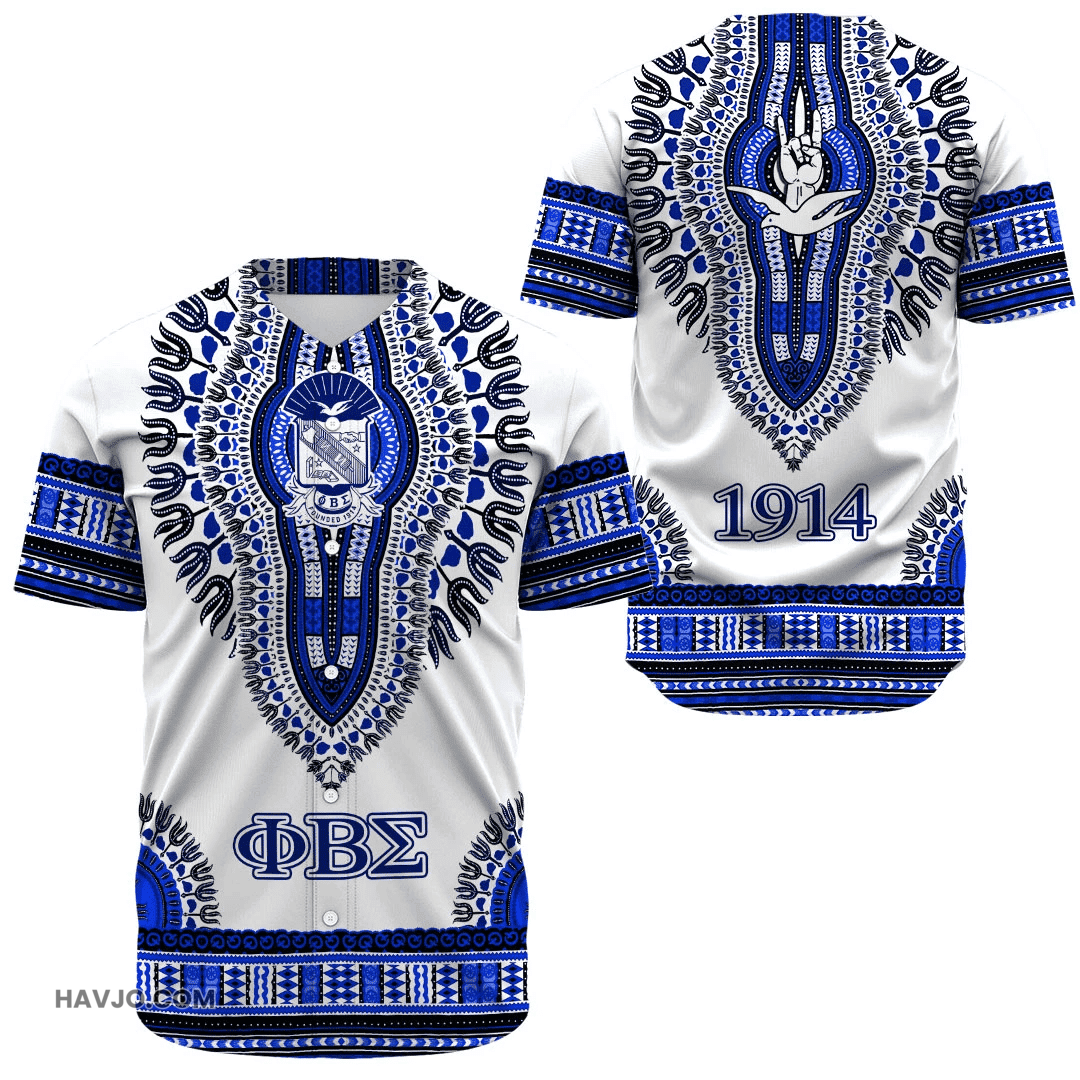 Phi Beta Sigma Dashikis Baseball Jersey