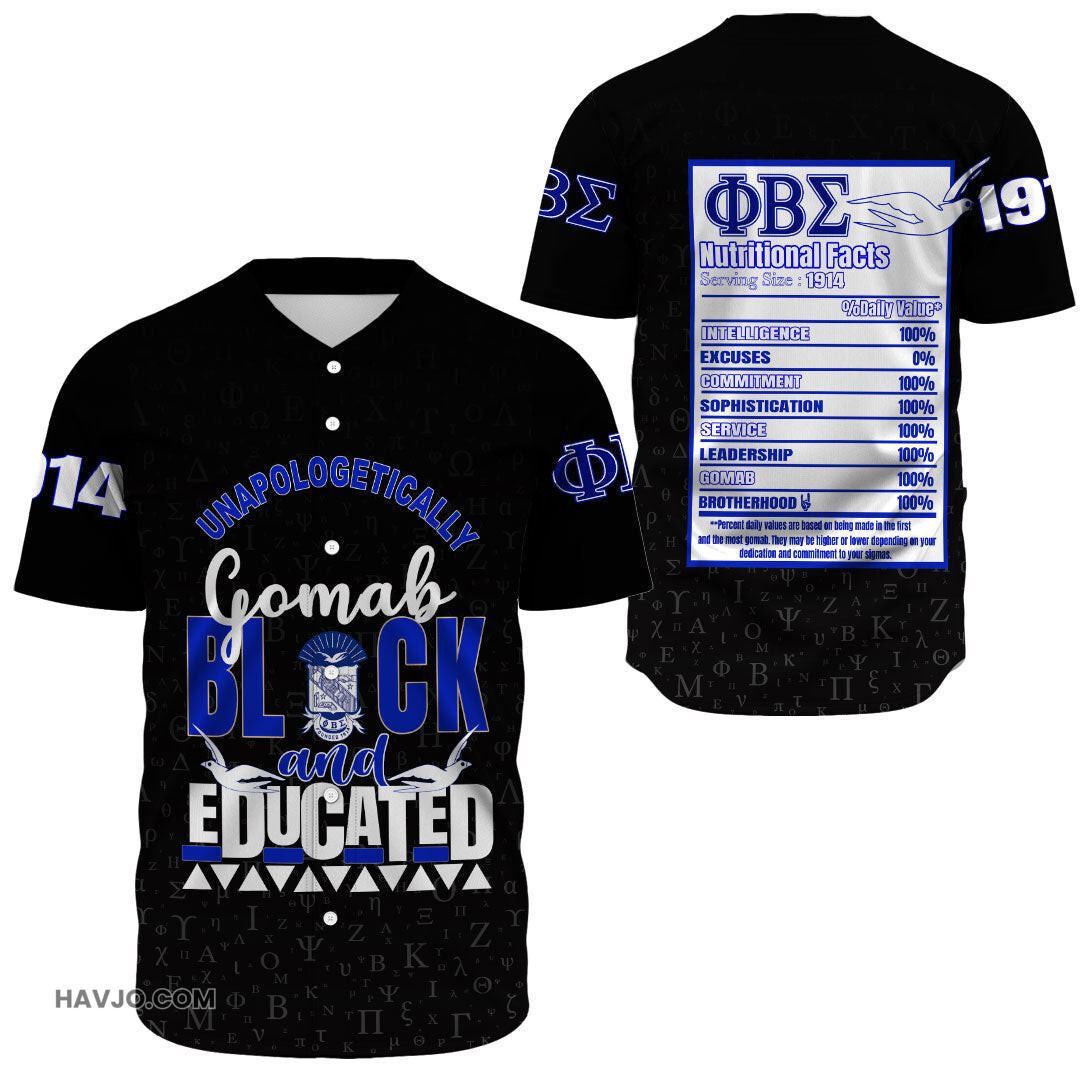 Phi Beta Sigmas Baseball Jersey