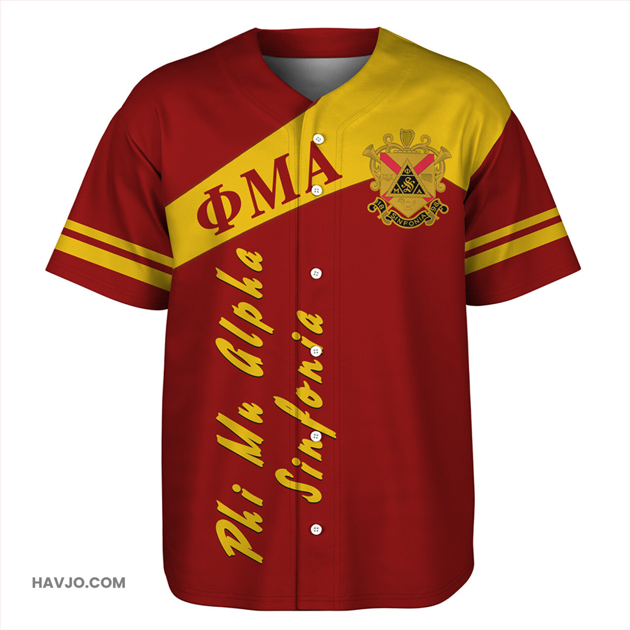 Phi Mu Alpha Sinfonia Casual Style Baseball Jersey