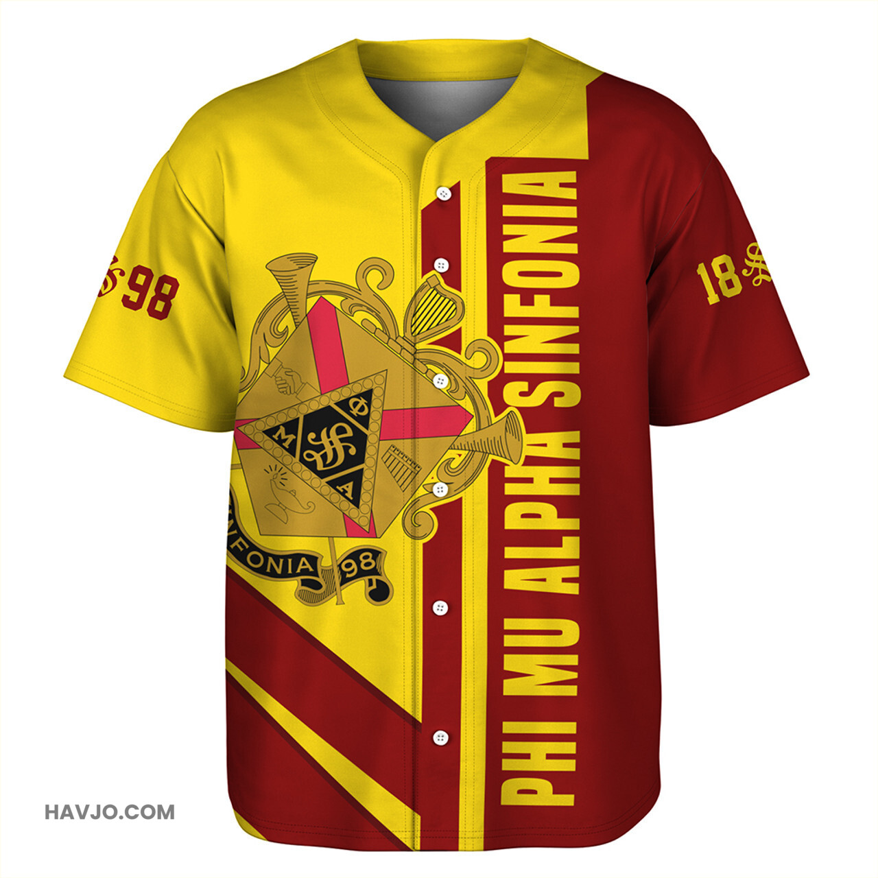 Phi Mu Alpha Sinfonia Half Concept Baseball Jersey