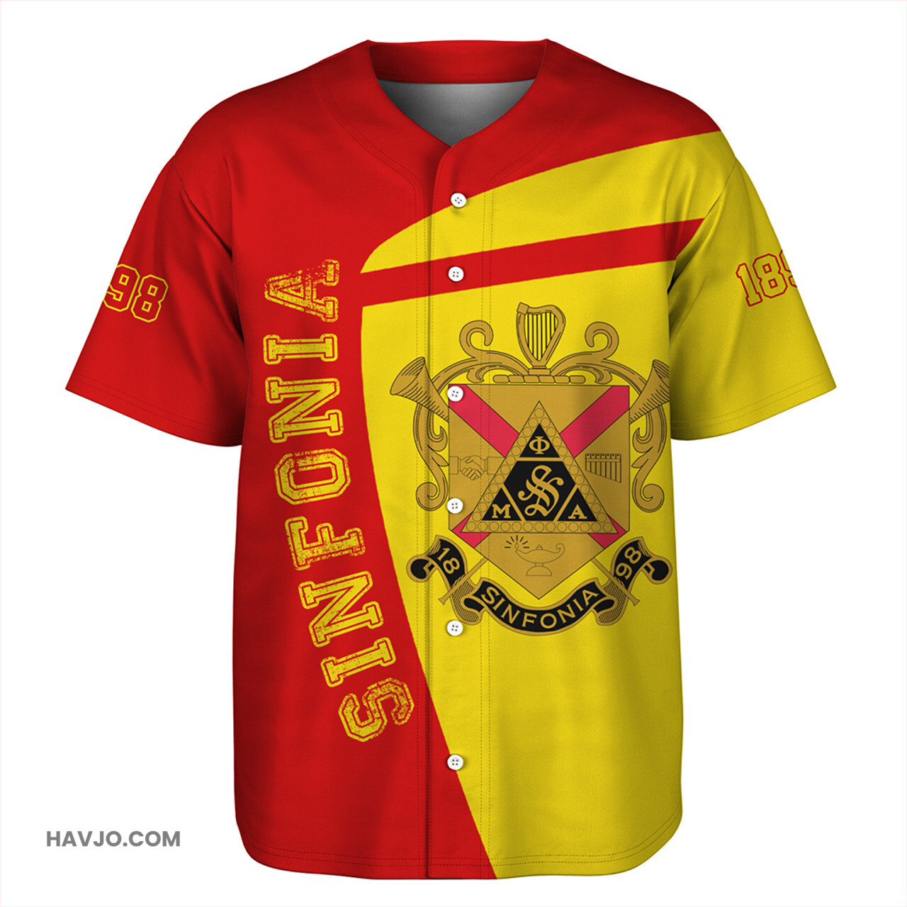 Phi Mu Alpha Sinfonia Sport Style Baseball Jersey