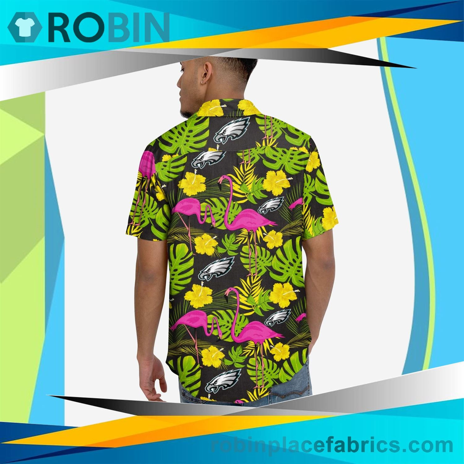 Philadelphia Eagles Highlights Up Hawaiian Shirt Tropical Aloha Button Up