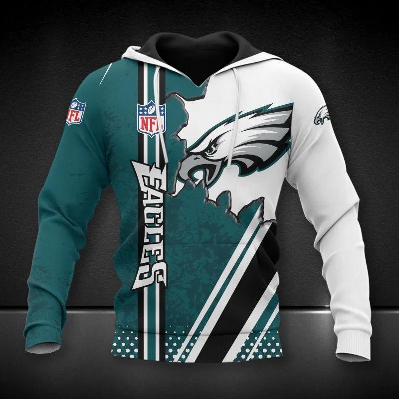 Philadelphia Eagles NFL3D All Over Print Hoodie