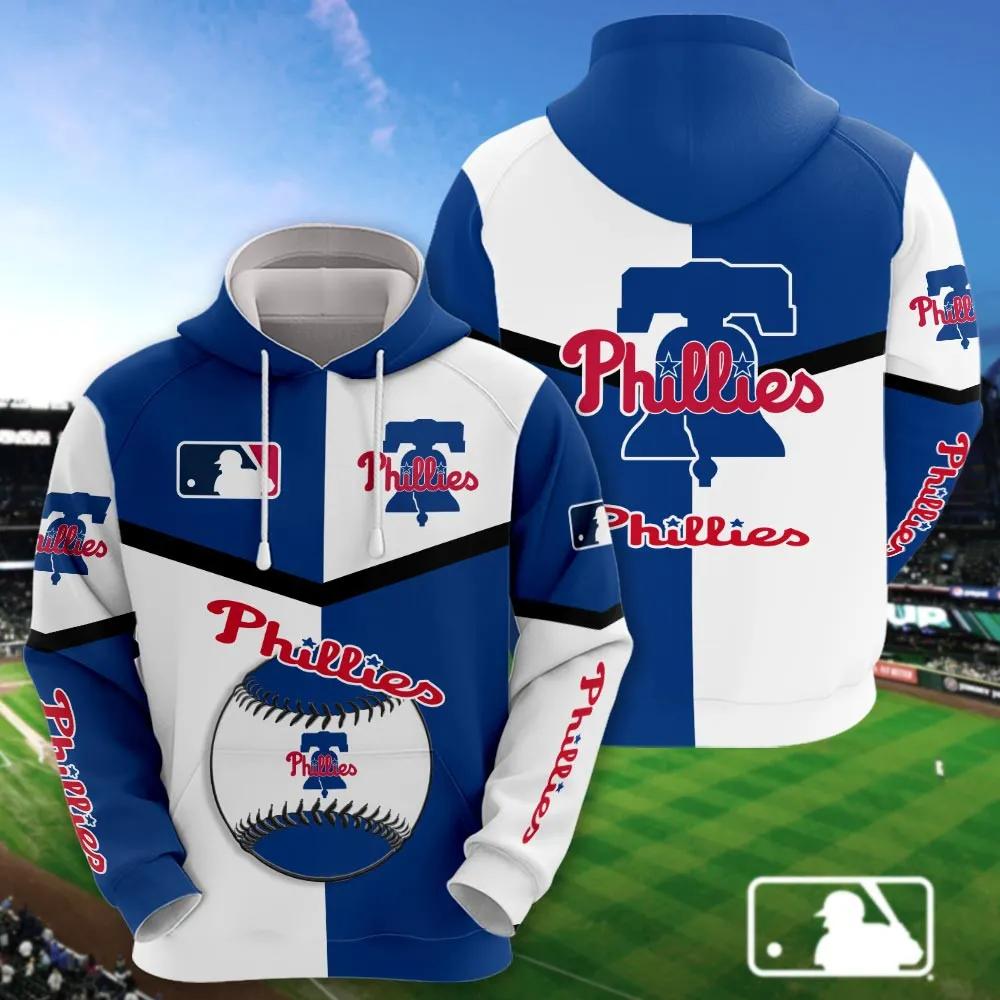 Philadelphia Phillies 3D MLB All Over Print Hoodie