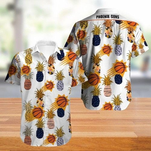 Phoenix Suns Hawaiian Shirt Tropical Aloha Button Up
