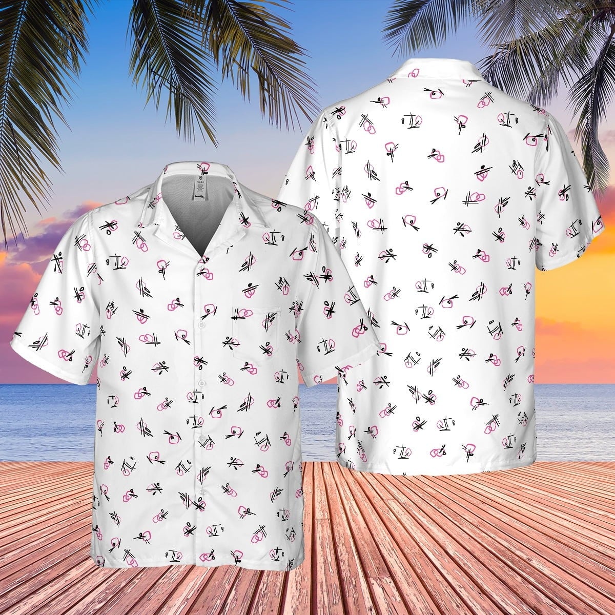 Pink Tutu Hawaiian Shirt Jim Carrey Ace Ventura Pet Detective 1994 Aloha Shirt Fan Merch