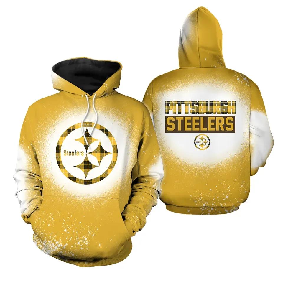 Pittsburgh Football Team Steelerss NFL 3D All Over Print Hoodie
