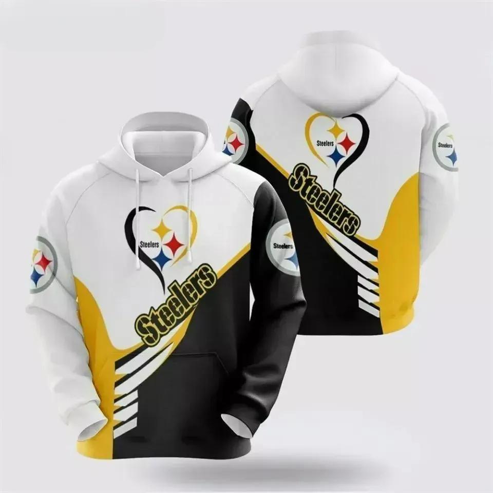 Pittsburgh Football Team Steelerss NFL 3D All Over Print Hoodie