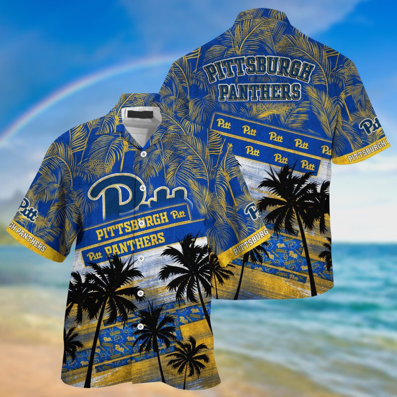 Pittsburgh Panthers Ncaa Trending Summer Hawaiian Shirt Tropical Aloha Button Up