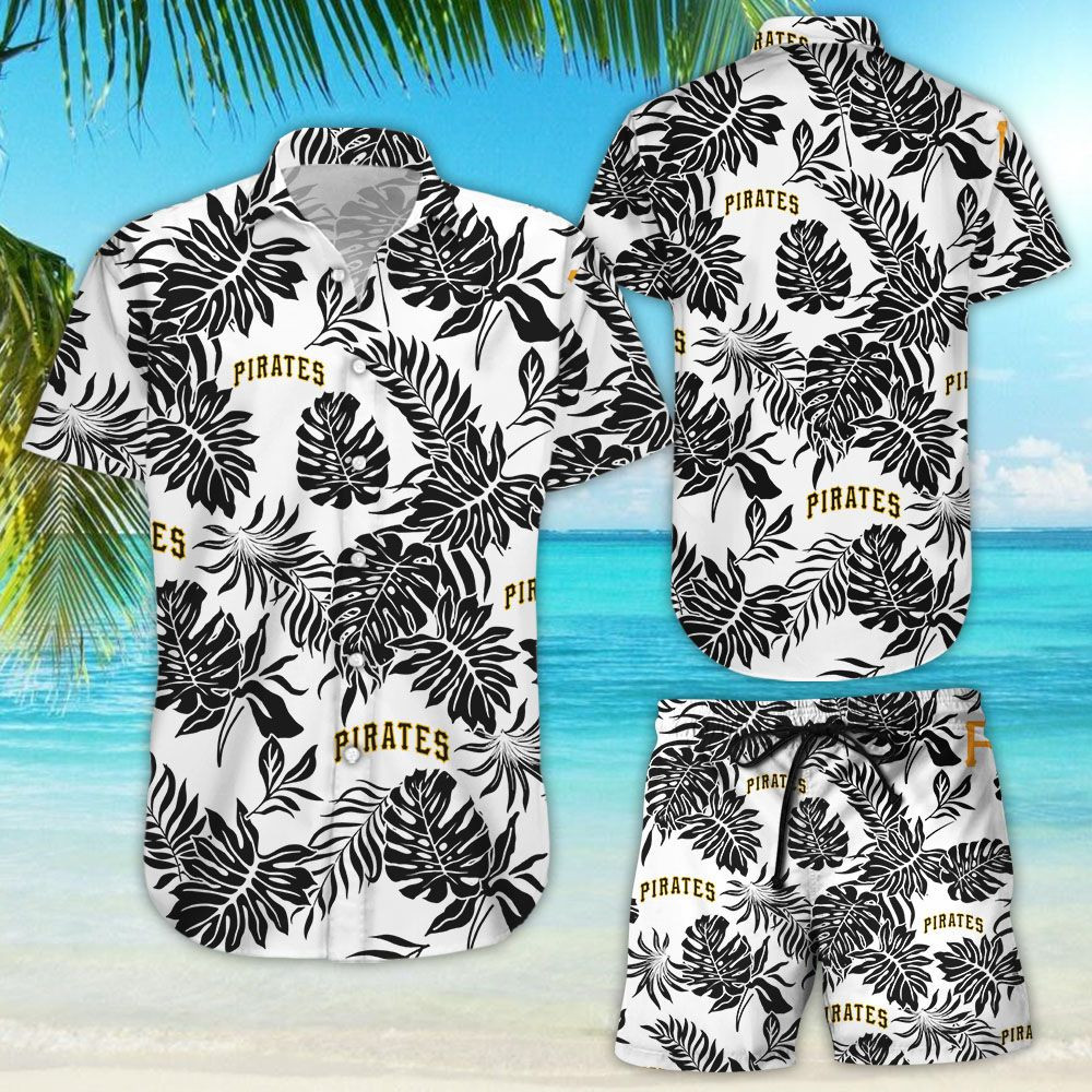 Pittsburgh Pirates Aloha Hawaiian Shirt Tropical Aloha Button Up