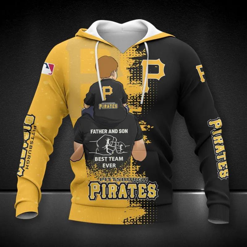 Pittsburgh Pirates Dad And Son MLB All Over Print Hoodie