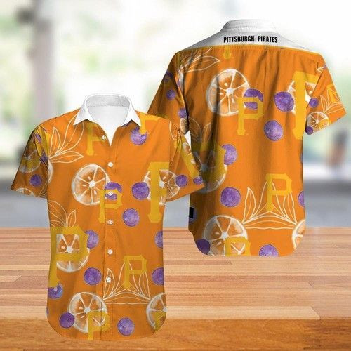 Pittsburgh Pirates Hawaiian Shirt Tropical Aloha Button Up