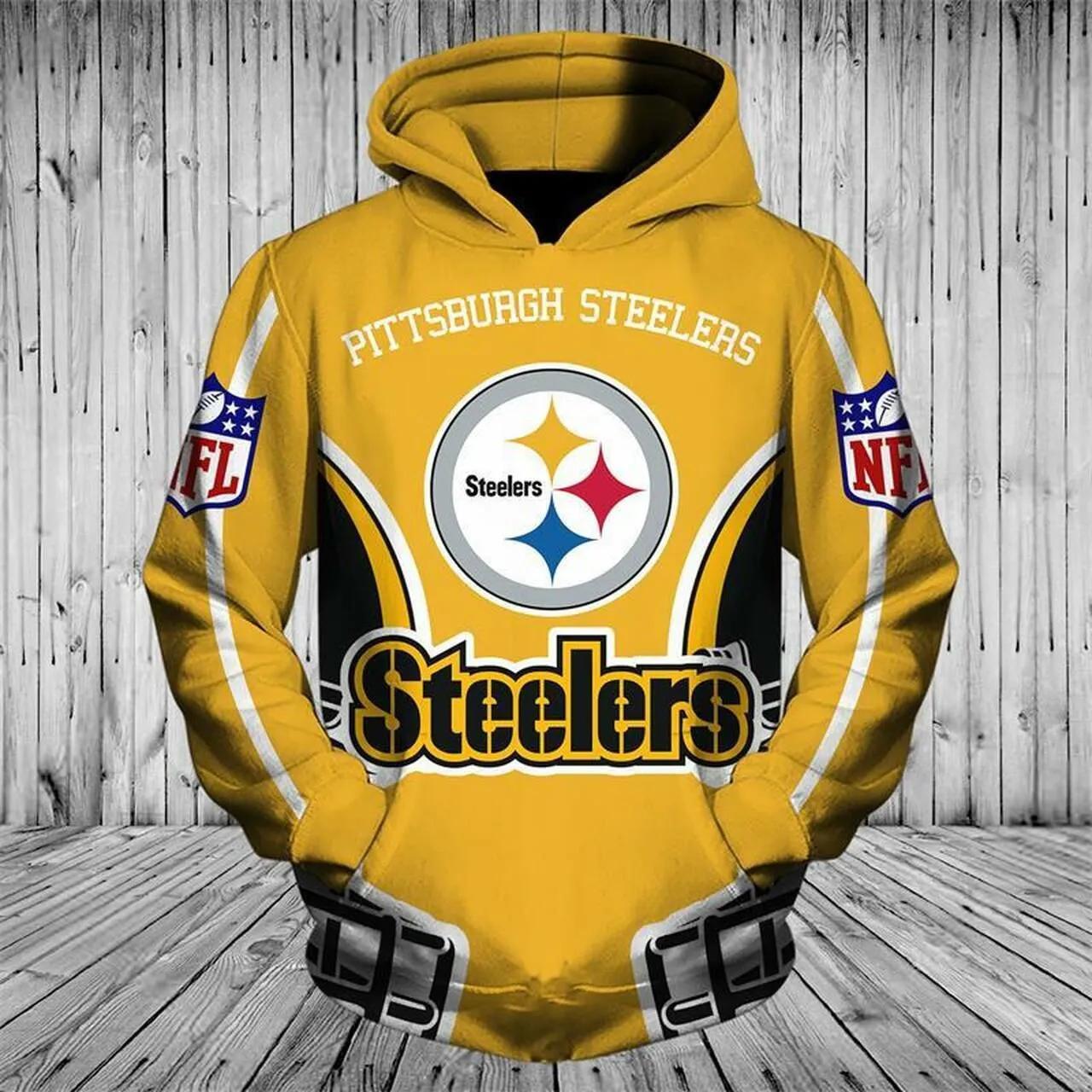 Pittsburgh Steelers 3D All Over Print, NFL All Over Print Hoodie