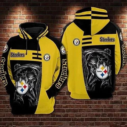 Pittsburgh Steelers DeathNFL 3D All Over Print Hoodie