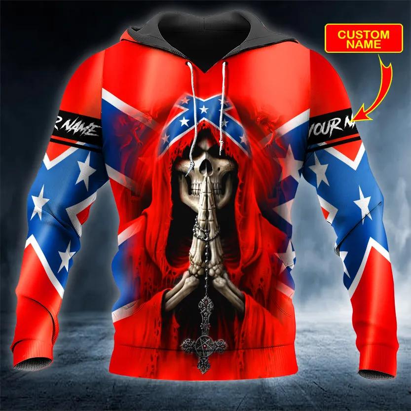 Pray CSA Skull Custom 3D All Over Print Hoodie