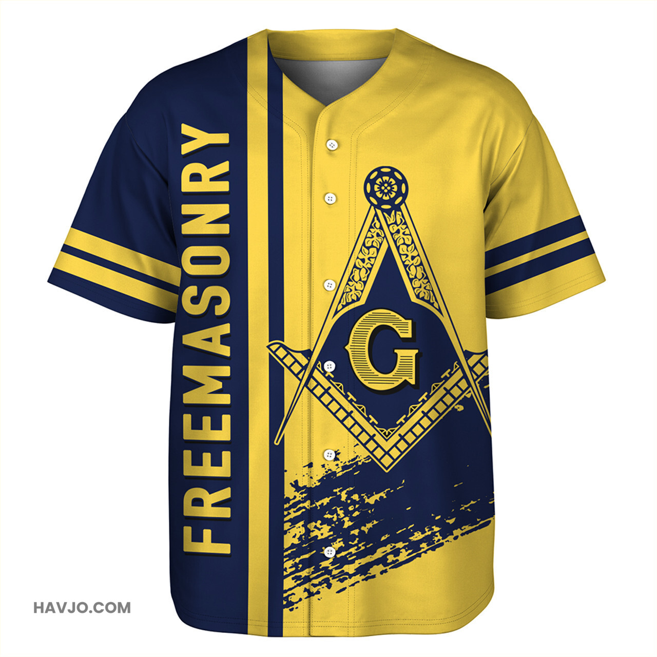 Prince Hall Freemasonry Quater Style Baseball Jersey