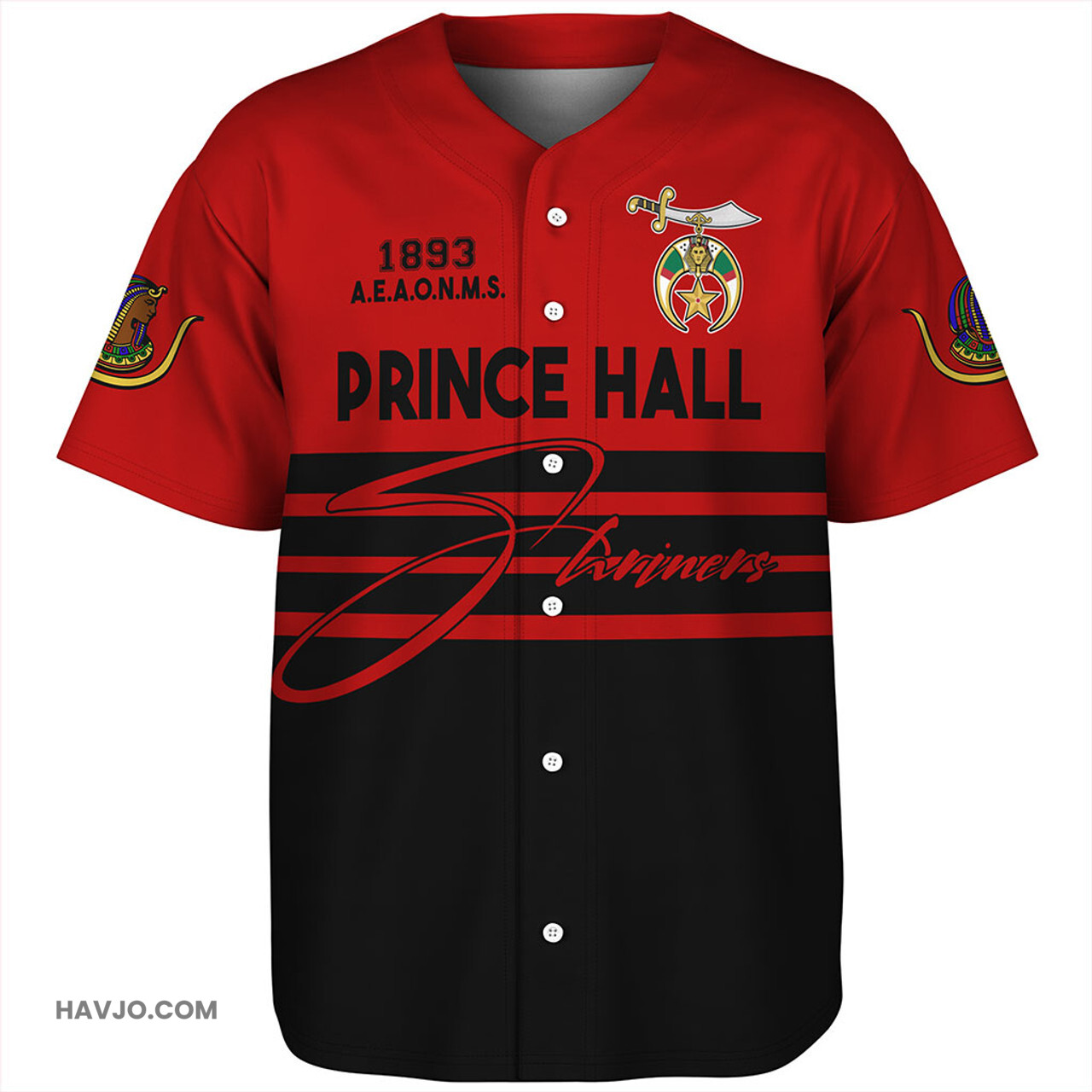 Prince Hall Shriners Sport Premium Baseball Jersey