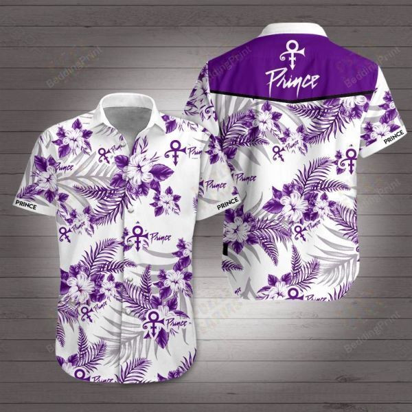 Prince Hawaiian Shirt Tropical Aloha Button Up