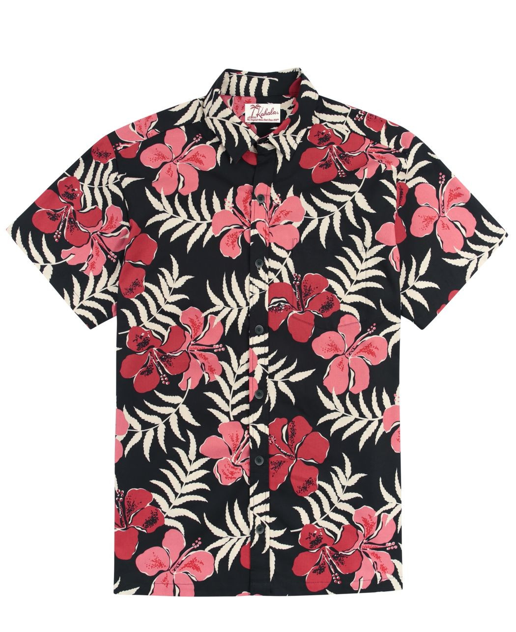 Puamana Hawaiian Shirt Tropical Aloha Button Up