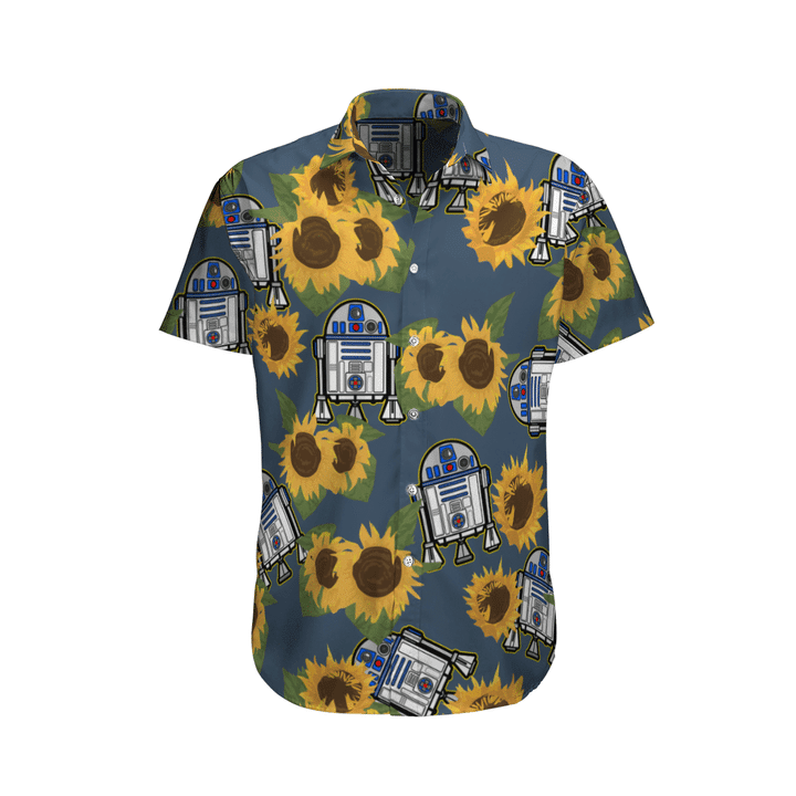 R2-d2 Star Wars Shirts Star Wars Hawaiian Shirt Tropical Aloha Button Up