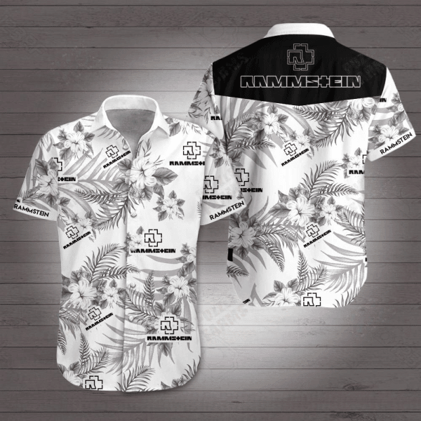 Rammstein Hawaiian Shirt Tropical Aloha Button Up