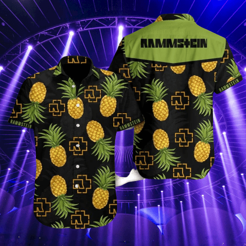 Rammstein Hawaiian Shirt Tropical Aloha Button Up