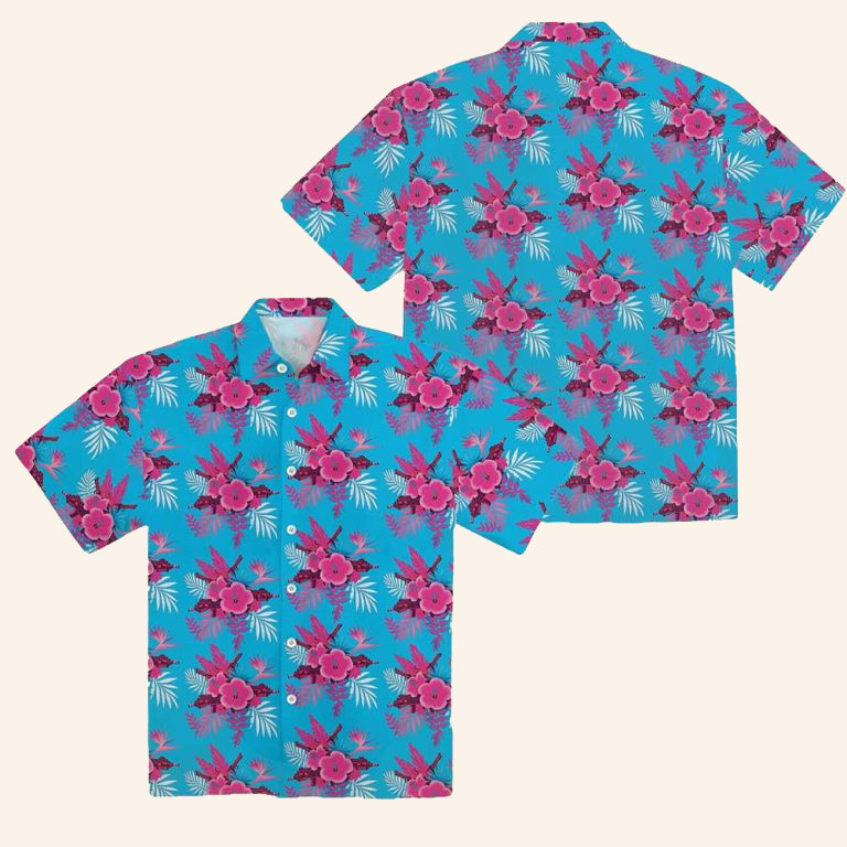 Ready Or Not Hawaiian Shirt Floral Hibiscus Aloha Shirt Clothing Merch Christmas Gifts