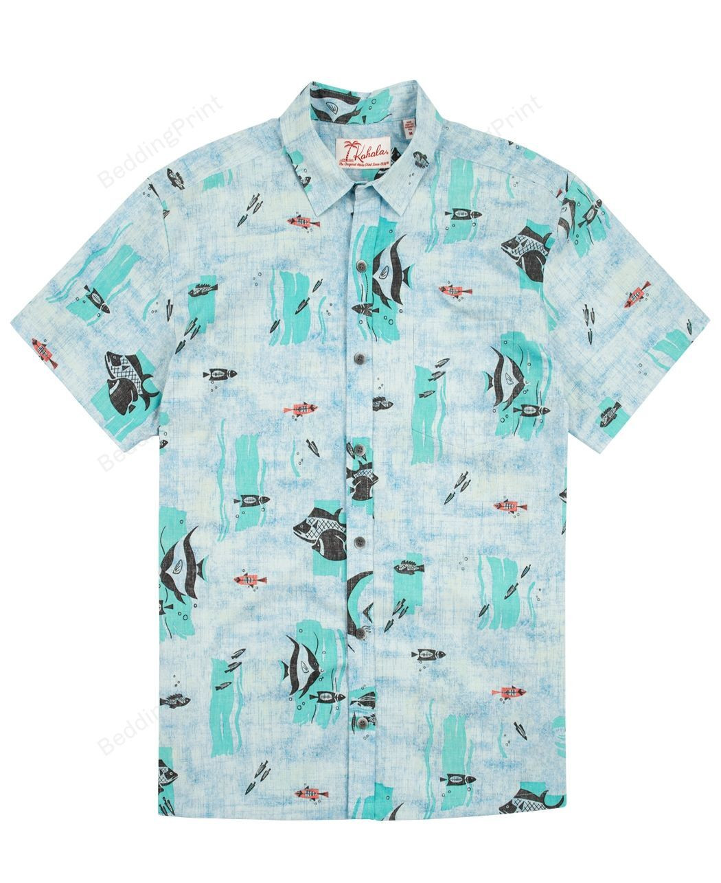 Reef Ways Hawaiian Shirt Tropical Aloha Button Up