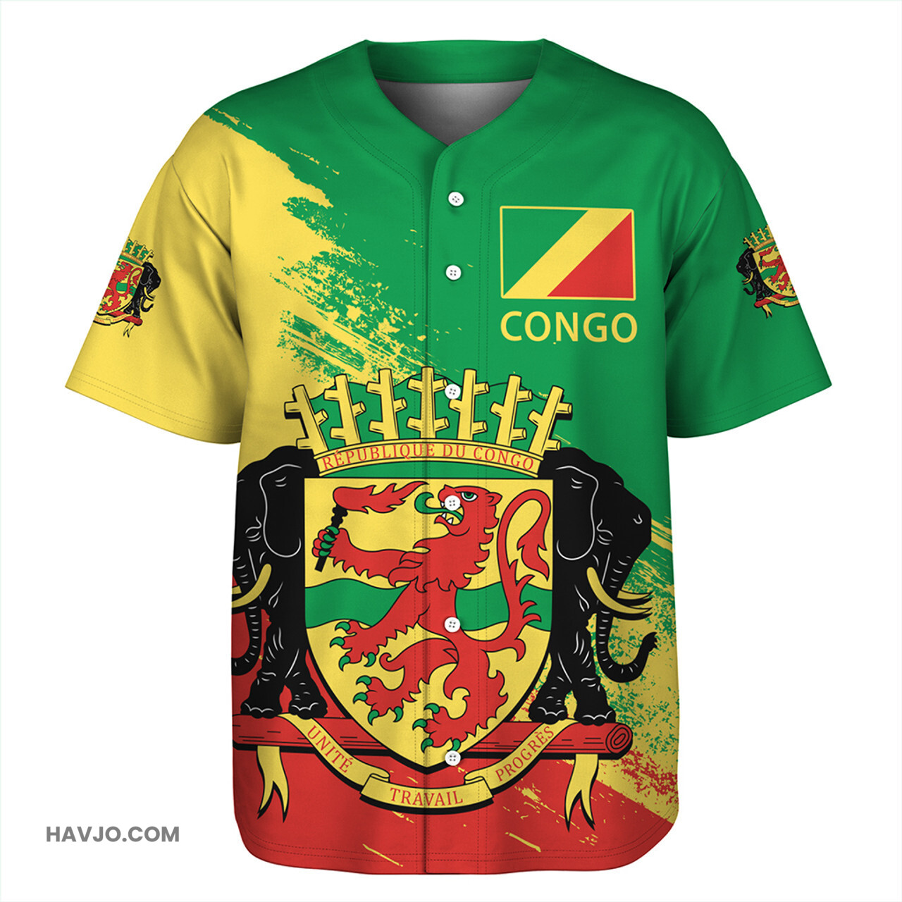Republic of the Congo Special Style Baseball Jersey