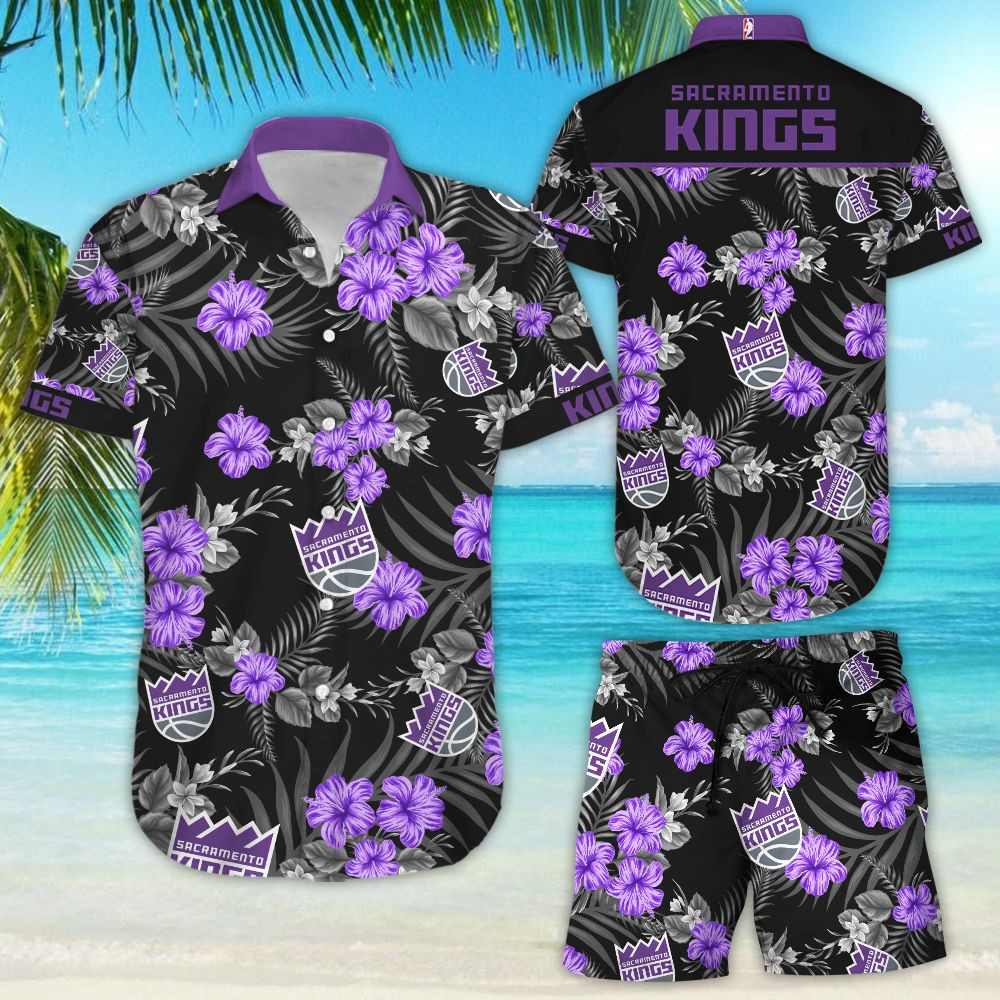 Sacramento Kings Hawaiian Shirt Tropical Aloha Button Up