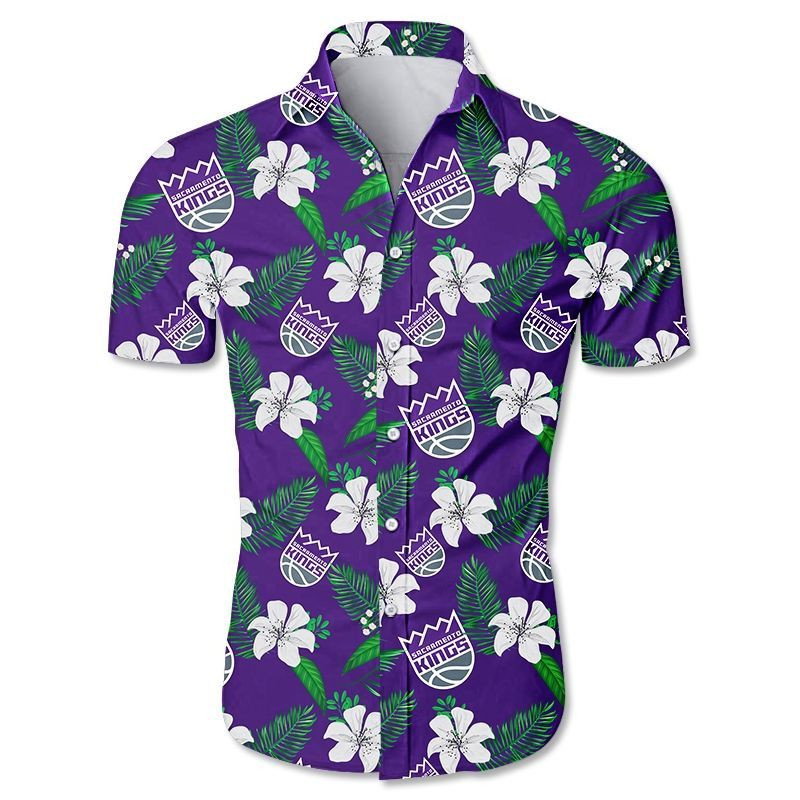 Sacramento Kings Hawaiian Shirt Tropical Aloha Button Up