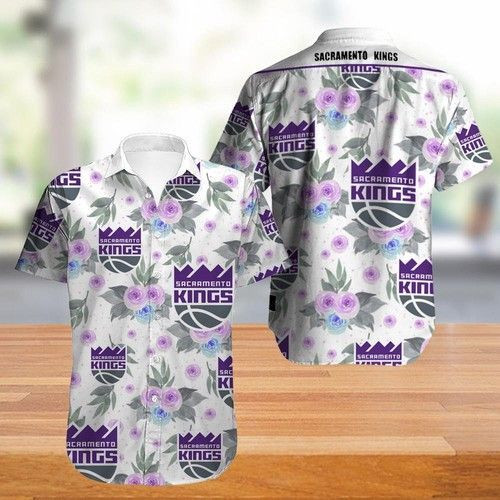 Sacramento Kings Hawaiian Shirt Tropical Aloha Button Up