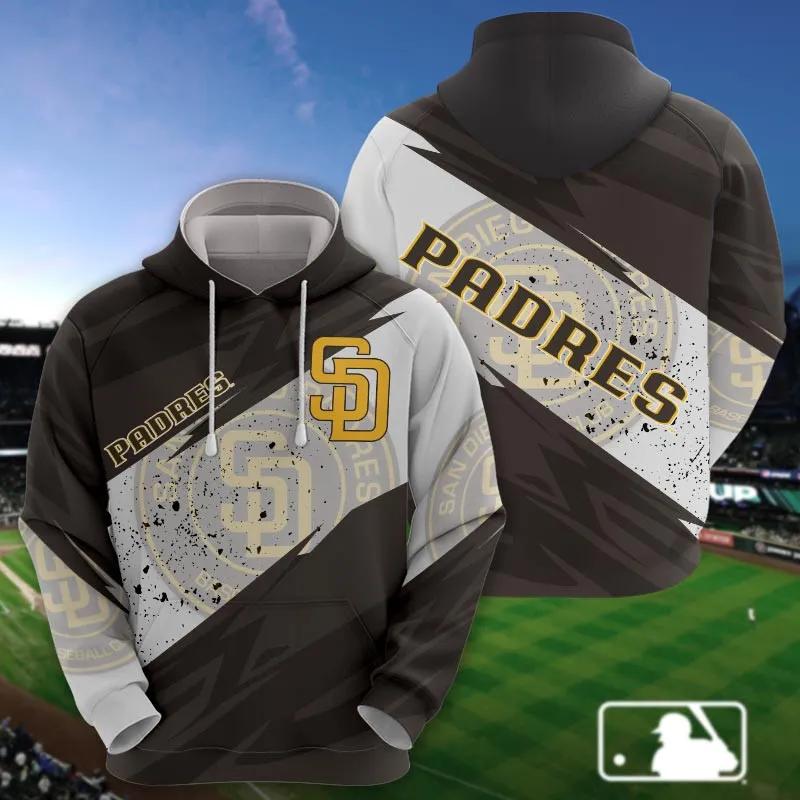 San Diego Padres MLB All Over Print Hoodie