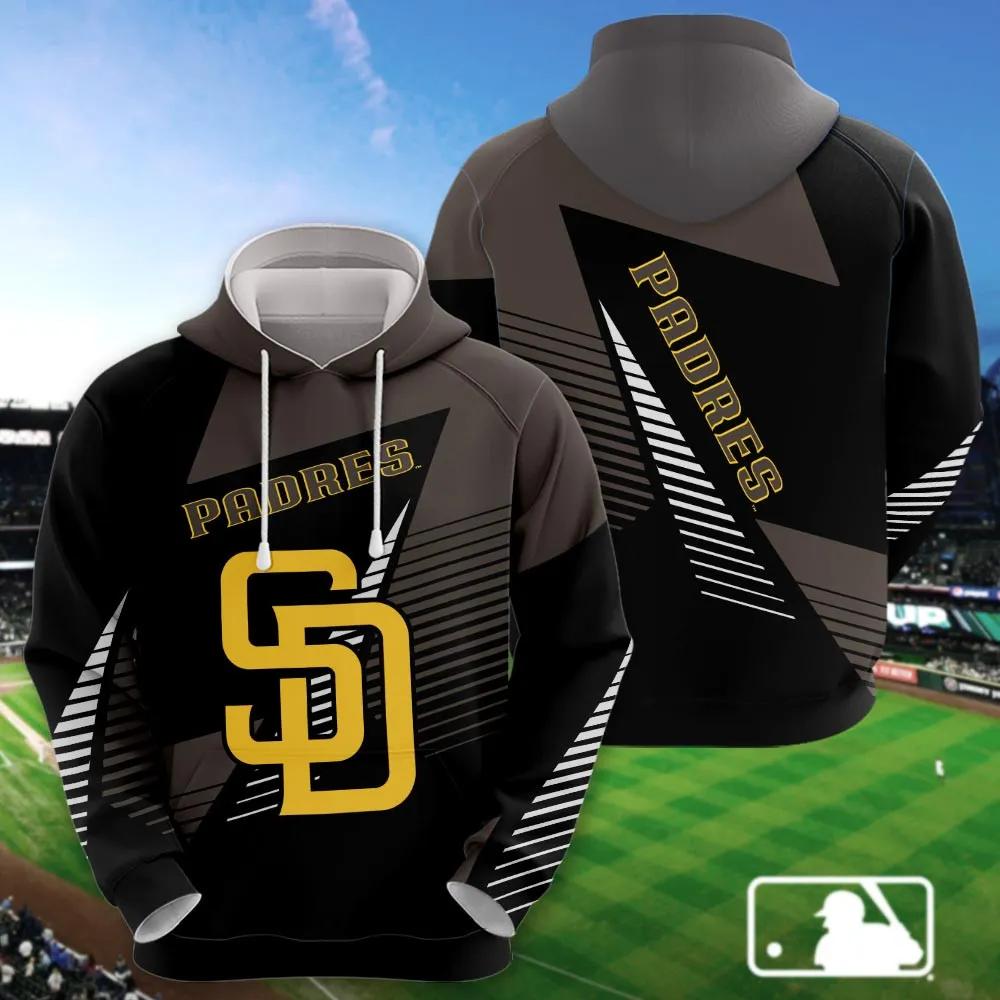 San Diego Padres Printed 3D MLB All Over Print Hoodie