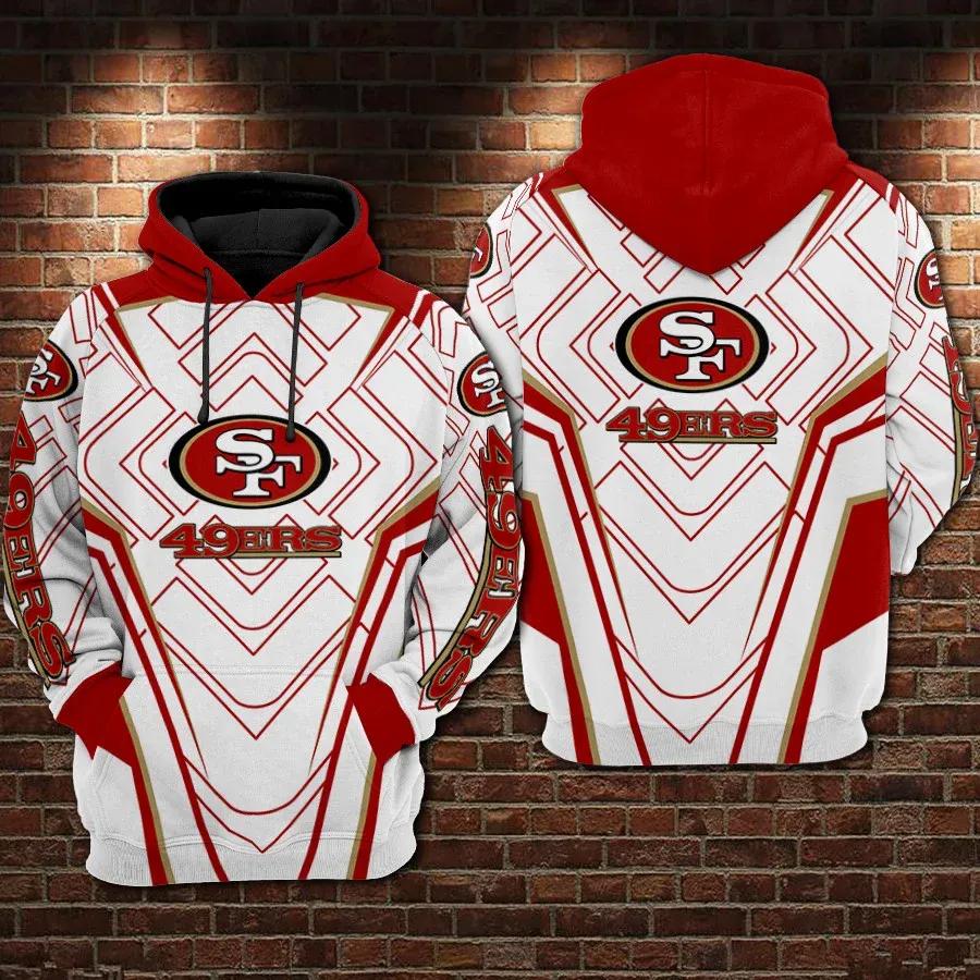San Francisco 49ers Football NFL 3D All Over Print Hoodie