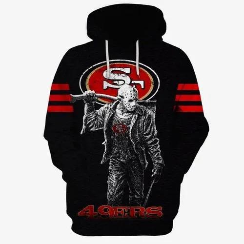 San Francisco 49ers Football The Devil NFL 3D All Over Print Hoodie