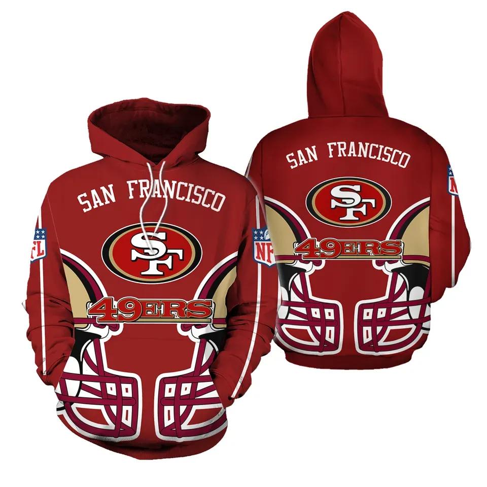 San Francisco 49ers NFL 3D All Over Print Hoodie