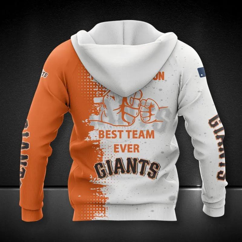 Alternative view of San Francisco Giants Dad And Son MLB All Over Print Hoodie